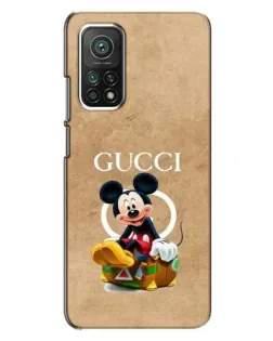 Чехол для Xiaomi Mi 10T Pro с картинкой «Микки Маус Gucci — крафт»