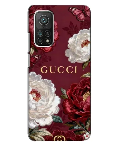 Чехол для Xiaomi Mi 10T Pro с картинкой «Gucci — бордовые розы» Чехол для Xiaomi Mi 10T Pro с картинкой «Gucci — бордовые розы»