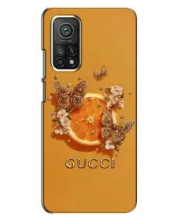 Чехол для Xiaomi Mi 10T Pro с картинкой «Gucci — золотые бабочки» Чехол для Xiaomi Mi 10T Pro с картинкой «Gucci — золотые бабочки»