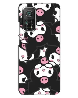 Чехол для Xiaomi Mi 10T Pro с картинкой «Паттерн голов Куроми»