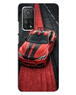 Чехол для Xiaomi Mi 10T Pro с картинкой «BMW на красной дорожке»