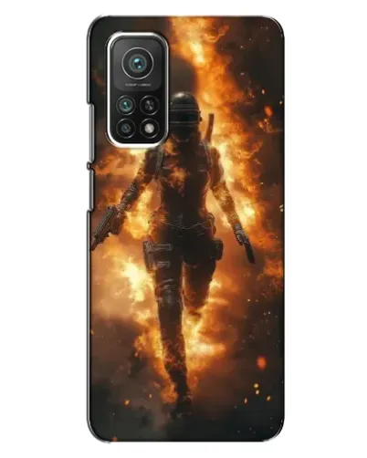 Чехол для Xiaomi Mi 10T Pro с картинкой «BMW — скорость в дожде»