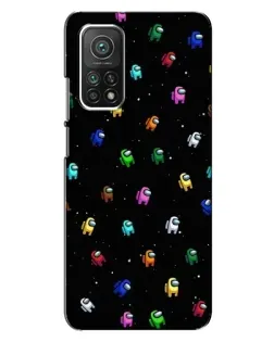 Чехол для Xiaomi Mi 10T Pro с картинкой «Экипаж Among Us»