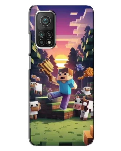 Чехол для Xiaomi Mi 10T Pro с картинкой «Стив на ферме» Чехол для Xiaomi Mi 10T Pro с картинкой «Стив на ферме»