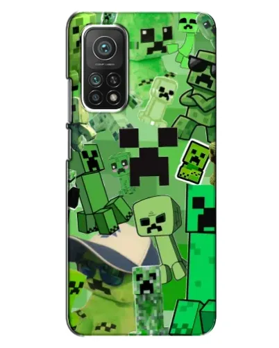 Чехол для Xiaomi Mi 10T Pro с картинкой «Криперы Minecraft» Чехол для Xiaomi Mi 10T Pro с картинкой «Криперы Minecraft»