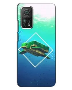 Чохол для Xiaomi Mi 10T Pro з картинкою «Черепаха Minecraft»