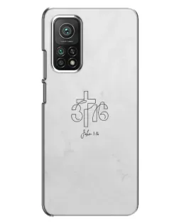 Чехол для Xiaomi Mi 10T Pro с картинкой «Иоанна 3:16 Крест» Чехол для Xiaomi Mi 10T Pro с картинкой «Иоанна 3:16 Крест»