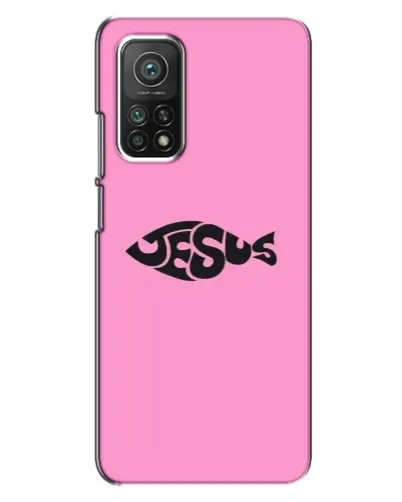 Чехол для Xiaomi Mi 10T Pro с картинкой «Розовый символ Jesus» Чехол для Xiaomi Mi 10T Pro с картинкой «Розовый символ Jesus»