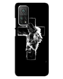 Чехол для Xiaomi Mi 10T Pro с картинкой «Сияющий крест Jesus»
