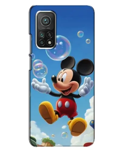 Чехол для Xiaomi Mi 10T Pro с картинкой «Mickey и мыльные пузыри»