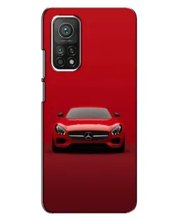 Чехол для Xiaomi Mi 10T Pro с картинкой «Красный Mercedes AMG»