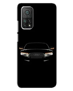 Чохол для Xiaomi Mi 10T Pro з картинкою «Audi — нічний контур»