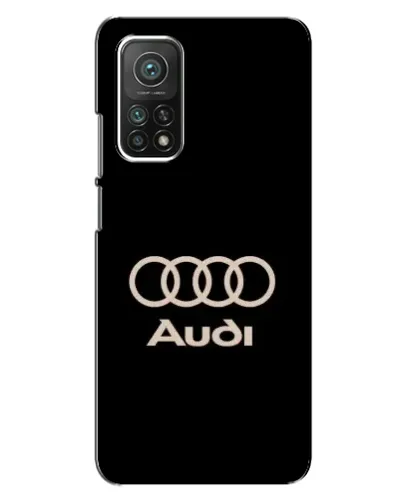 Чохол для Xiaomi Mi 10T Pro з картинкою «Audi — золотий логотип»
