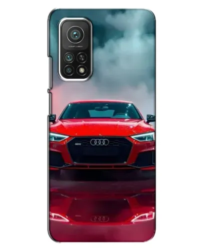 Чохол для Xiaomi Mi 10T Pro з картинкою «Audi RS — червоний стиль»