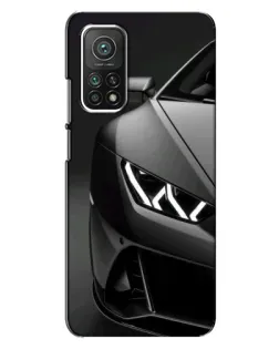 Чехол для Xiaomi Mi 10T Pro с картинкой «Lamborghini фары детализация»