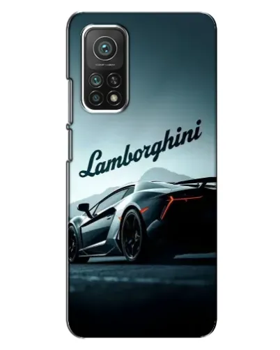 Чехол для Xiaomi Mi 10T Pro с картинкой «Классическая надпись Lamborghini»