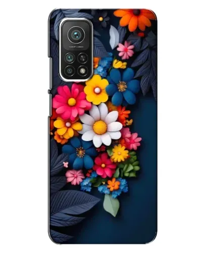 Чехол для Xiaomi Mi 10T Pro с картинкой «Цветочная феерия»
