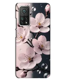 Чехол для Xiaomi Mi 10T Pro с картинкой «Нежная сакура и капли» Чехол для Xiaomi Mi 10T Pro с картинкой «Нежная сакура и капли»