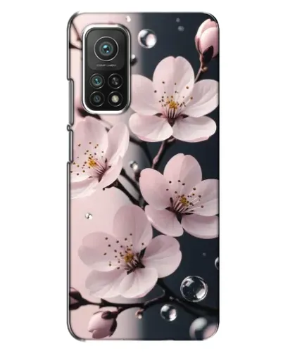 Чехол для Xiaomi Mi 10T Pro с картинкой «Нежная сакура и капли» Чехол для Xiaomi Mi 10T Pro с картинкой «Нежная сакура и капли»
