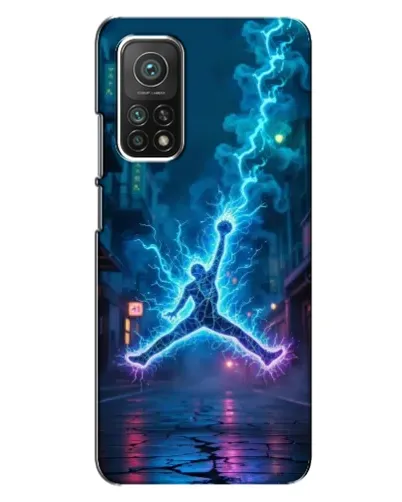 Чехол для Xiaomi Mi 10T с картинкой «Jordan Gold Jumpman»