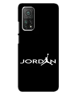 Чехол для Xiaomi Mi 10T с картинкой «Jordan White Logo»