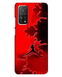 Чехол для Xiaomi Mi 10T с картинкой «Jordan Red Smoke»