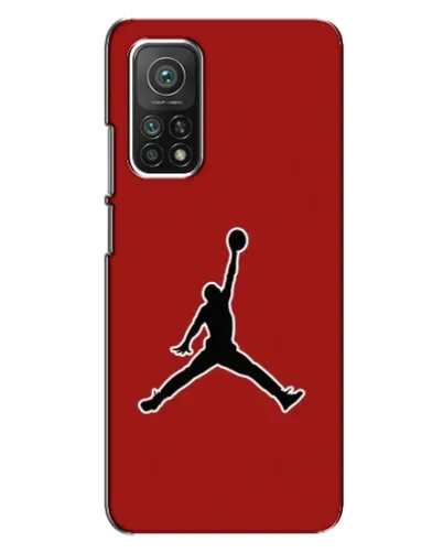 Чехол для Xiaomi Mi 10T с картинкой «Jordan Red Back»
