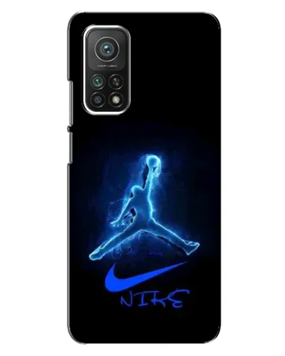 Чехол для Xiaomi Mi 10T с картинкой «Jordan Neon Blue»