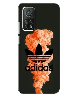 Чехол для Xiaomi Mi 10T с картинкой «Оранжевый дым Adidas» Чехол для Xiaomi Mi 10T с картинкой «Оранжевый дым Adidas»