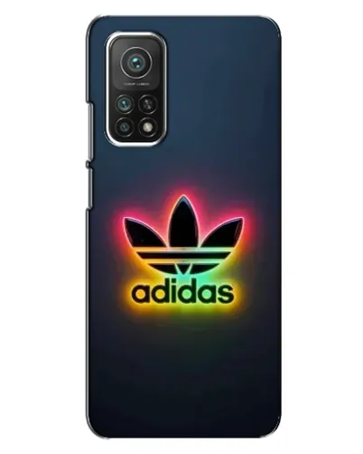 Чехол для Xiaomi Mi 10T с картинкой «Неоновый Adidas»