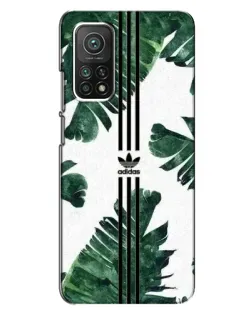 Чехол для Xiaomi Mi 10T с картинкой «Пальмовые листья адидас»