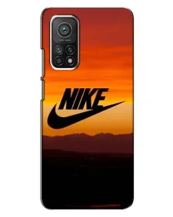 Чехол для Xiaomi Mi 10T с картинкой «Nike — вечерний горизонт»