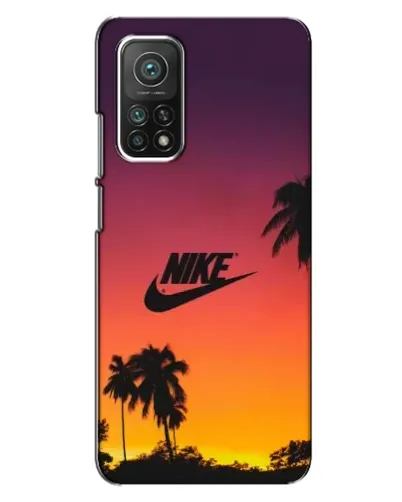 Чехол для Xiaomi Mi 10T с картинкой «Nike на закате солнца»