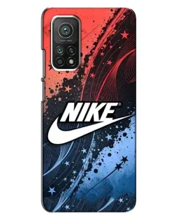 Чехол для Xiaomi Mi 10T с картинкой «Градиентный принт Найк»