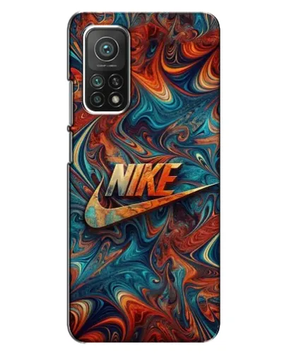 Чехол для Xiaomi Mi 10T с картинкой «Nike в абстракции»