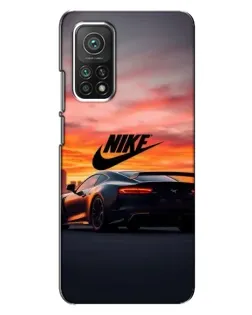 Чехол для Xiaomi Mi 10T с картинкой «Nike и суперкар»