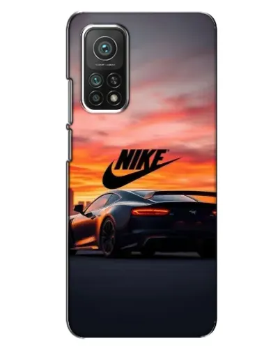 Чехол для Xiaomi Mi 10T с картинкой «Nike и суперкар»