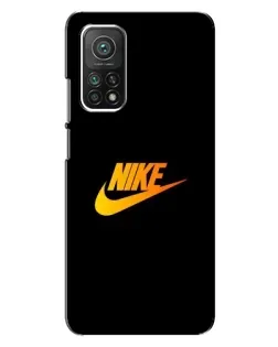 Чехол для Xiaomi Mi 10T с картинкой «Золотой логотип Nike»