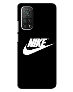 Чехол для Xiaomi Mi 10T с картинкой «Мазки краски Nike»