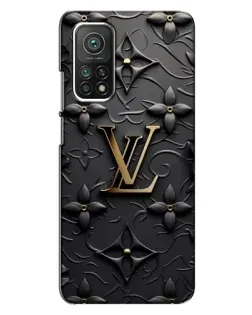 Чехол для Xiaomi Mi 10T с картинкой «Кожаная текстура LV»