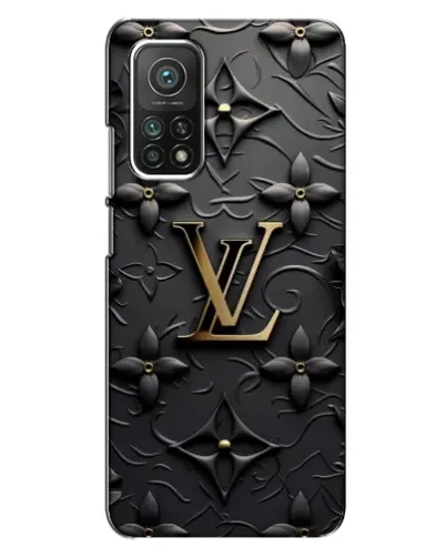 Чехол для Xiaomi Mi 10T с картинкой «Кожаная текстура LV»