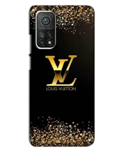 Чехол для Xiaomi Mi 10T с картинкой «LV — золотые искры»