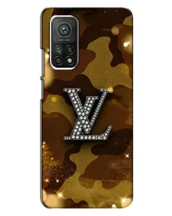 Чехол для Xiaomi Mi 10T с картинкой «Камуфляжный Louis Vuitton»