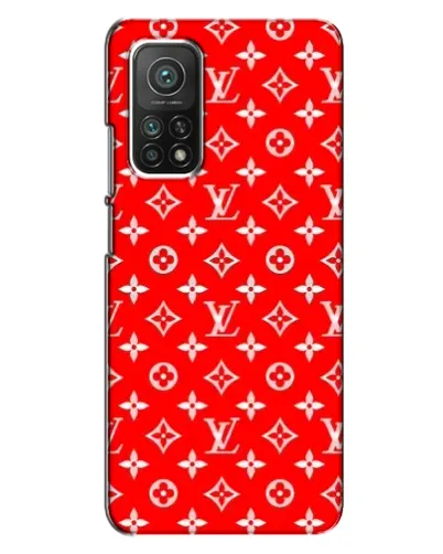 Чехол для Xiaomi Mi 10T с картинкой «Яркий паттерн LV»
