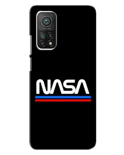 Чехол для Xiaomi Mi 10T с картинкой «NASA — классика Red Blue» Чехол для Xiaomi Mi 10T с картинкой «NASA — классика Red Blue»