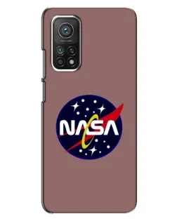 Чехол для Xiaomi Mi 10T с картинкой «NASA — ретро космос»