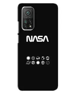 Чехол для Xiaomi Mi 10T с картинкой «NASA — технический принт»