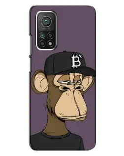 Чехол для Xiaomi Mi 10T с картинкой «Bored Ape в кепке»