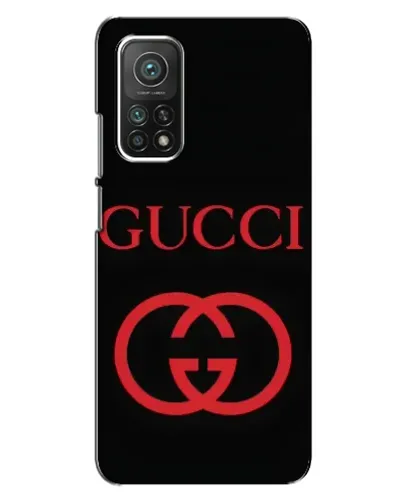 Чехол для Xiaomi Mi 10T с картинкой «Gucci — красный логотип»