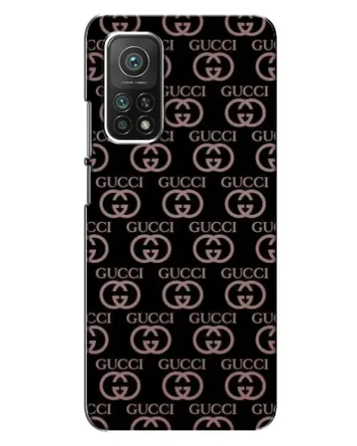 Чехол для Xiaomi Mi 10T с картинкой «Классическая монограмма Gucci»